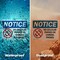 Signmission No Cellular Phones Or Camera Phones, 14 in W x Rectangle, Plastic OS-2PACK-NS-P-1014-L-14433 - alternate 5